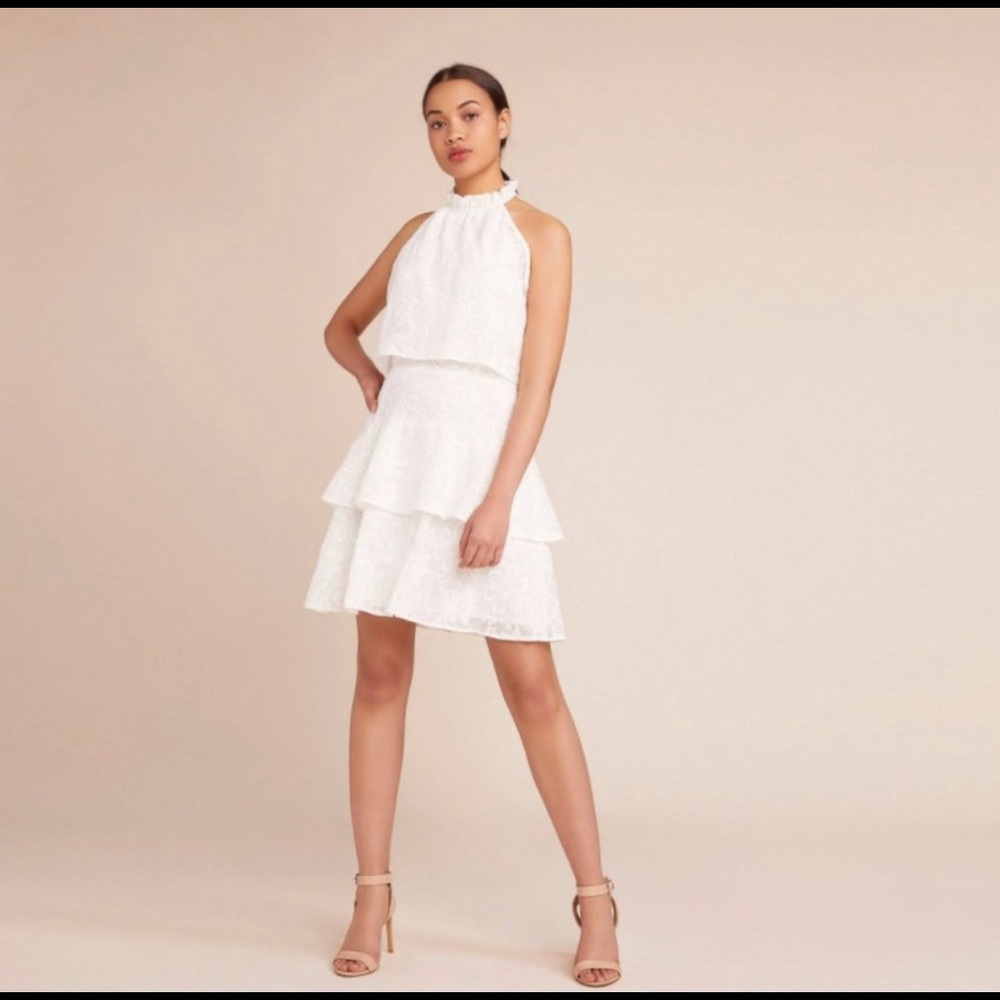 BB Dakota Once Chiffon a Time Lace Tiered Dress - Picture 2 of 4